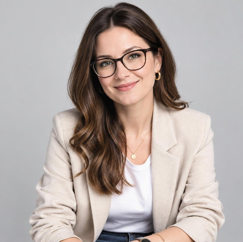 Portrait of a Polish woman branded content strategy instructor