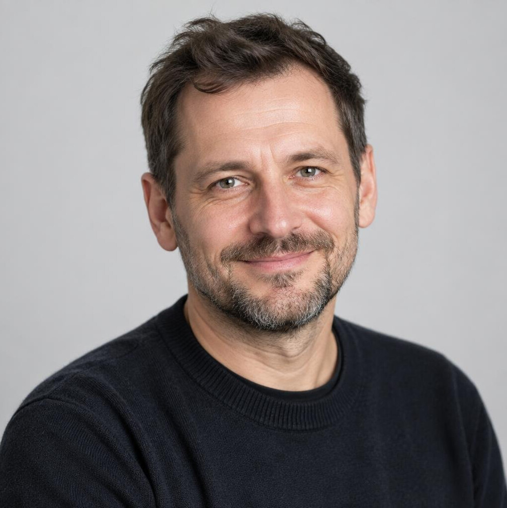 Portrait of a Polish man documentary filmmaking instructor